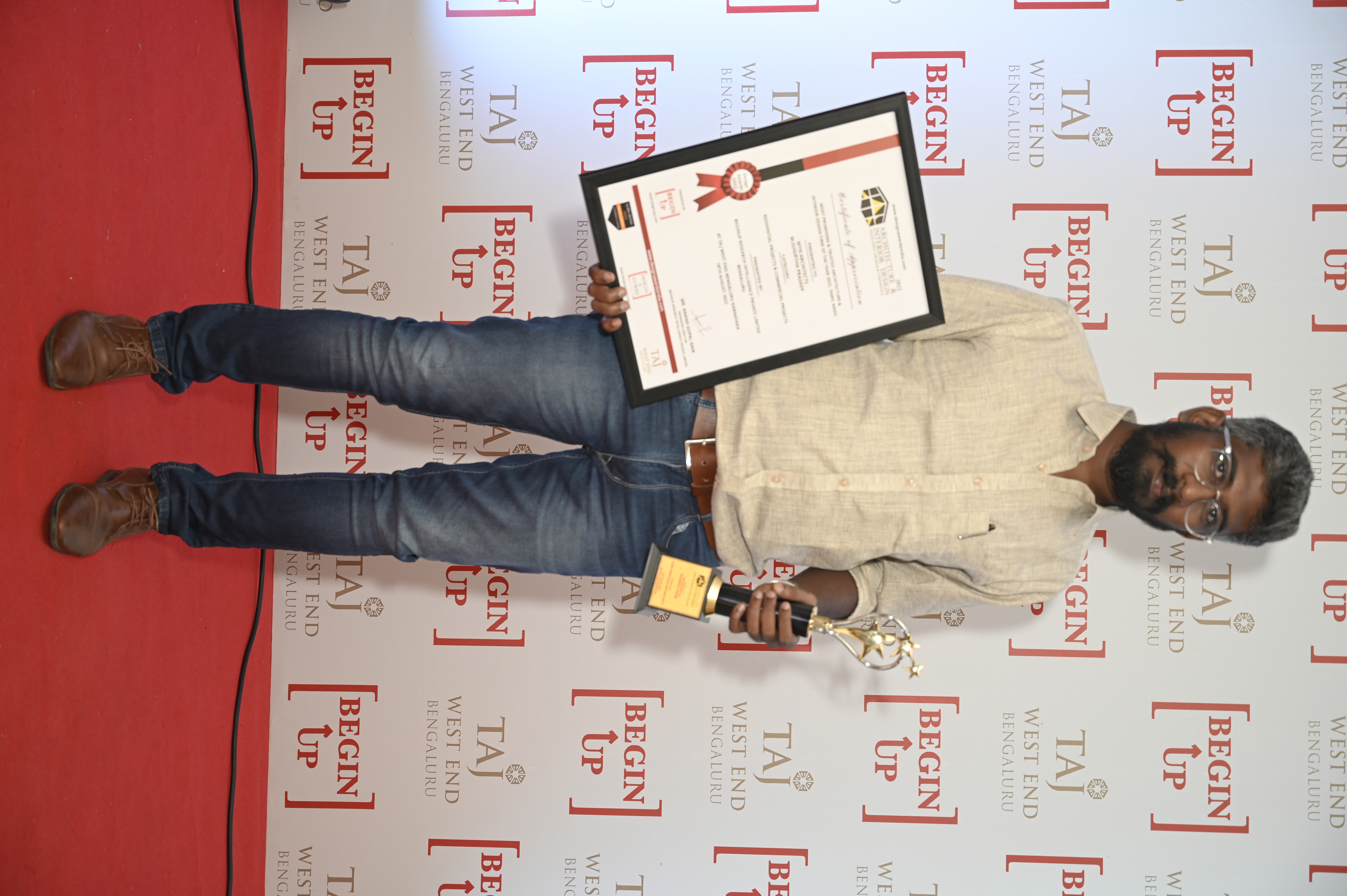 Emerging millennial architect and designer of India award received by MYN Architects